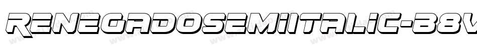 RenegadoSemiItalic-B8Vn字体转换