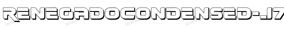 RenegadoCondensed-J7xn字体转换