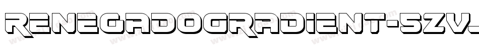 RenegadoGradient-5ZVj字体转换