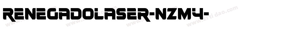 RenegadoLaser-nzm4字体转换
