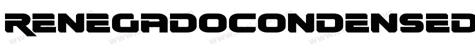 RenegadoCondensed-J7xn字体转换