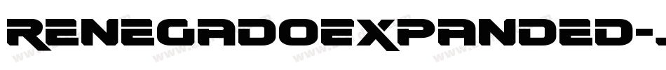RenegadoExpanded-jz27字体转换