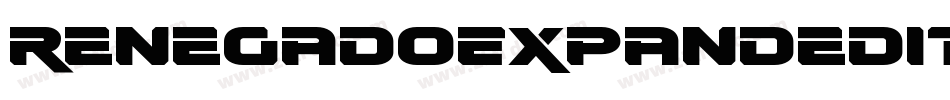 RenegadoExpandedItalic-zzEl字体转换