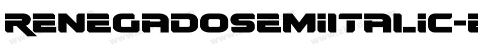 RenegadoSemiItalic-B8Vn字体转换