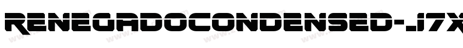 RenegadoCondensed-J7xn字体转换