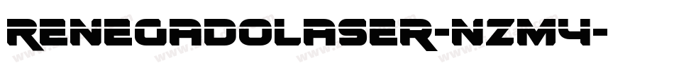 RenegadoLaser-nzm4字体转换