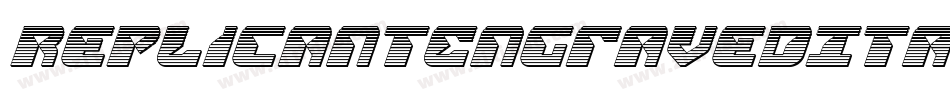 ReplicantEngravedItalic-Yz33L字体转换 ReplicantEngravedItalic-Yz33L字体转换