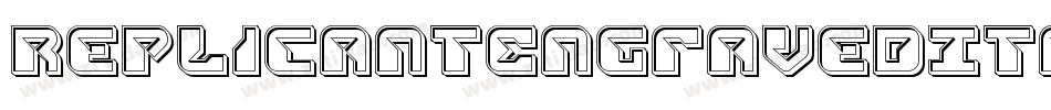 ReplicantEngravedItalic-Yz33L字体转换 ReplicantEngravedItalic-Yz33L字体转换