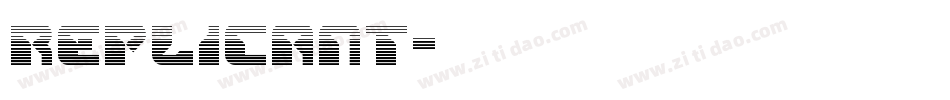 Replicant字体转换