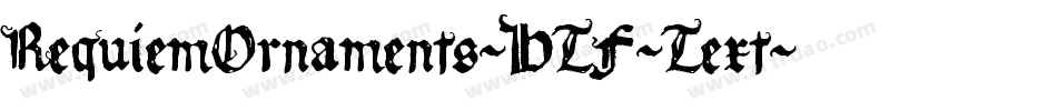RequiemOrnaments-HTF-Text字体转换