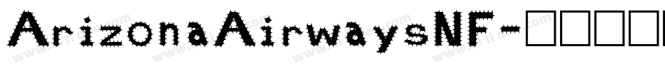 ArizonaAirwaysNF字体转换