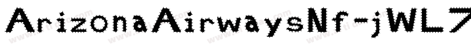 ArizonaAirwaysNf-jWL7字体转换
