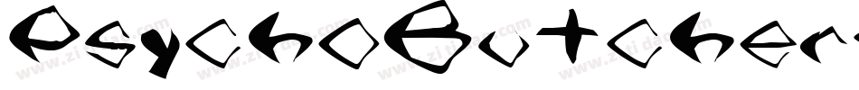 PsychoButcher-8PZz字体转换