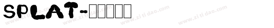 SPLAT字体转换