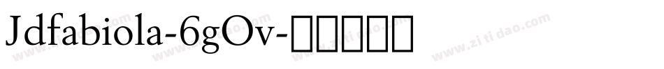 Jdfabiola-6gOv字体转换