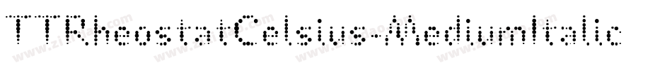 TTRheostatCelsius-MediumItalic字体转换