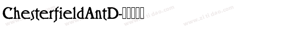 ChesterfieldAntD字体转换