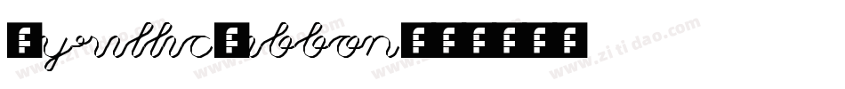 CyrillicRibbon字体转换