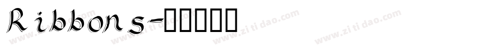 Ribbons字体转换