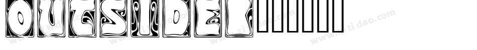 Outsider字体转换