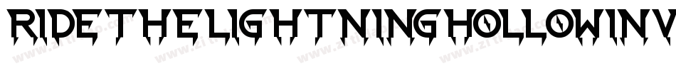 RideTheLightningHollowInver-511zL字体转换