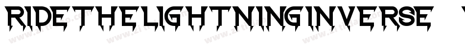 RideTheLightningInverse-6YYGo字体转换