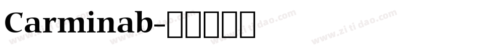 Carminab字体转换