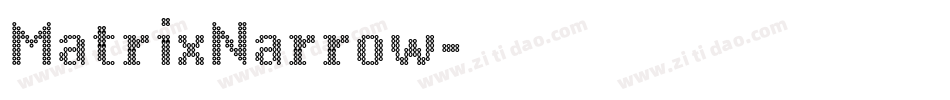 MatrixNarrow字体转换