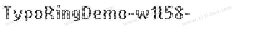 TypoRingDemo-w1l58字体转换