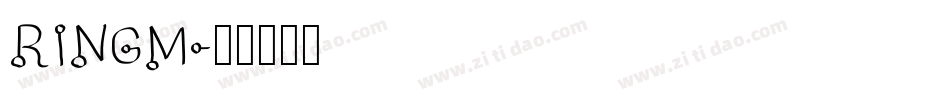 RINGM字体转换