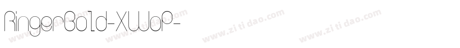 RingerBold-XWoP字体转换
