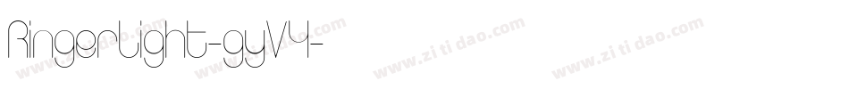 RingerLight-gyV4字体转换