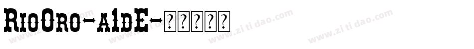 RioOro-a1dE字体转换