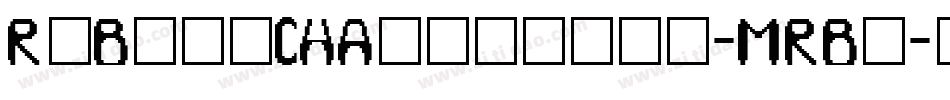 RoboticHarlequin-MRBx字体转换
