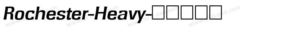 Rochester-Heavy字体转换