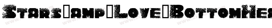 Stars&Love-BottomHeavy字体转换