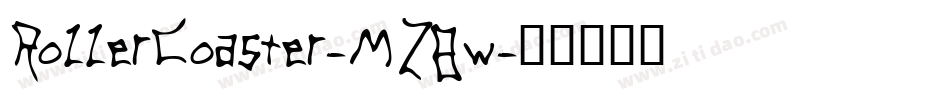 RollerCoaster-MZ8w字体转换