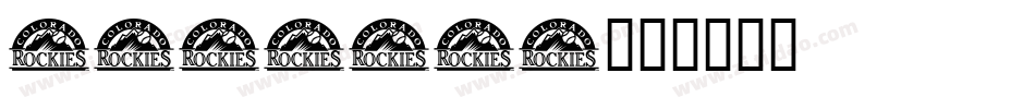 Rockies字体转换