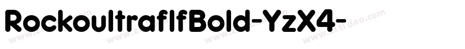 RockoultraflfBold-YzX4字体转换