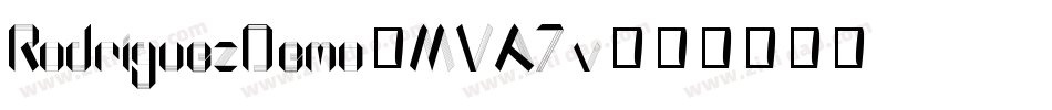 RodriguezDemo-MVA7v字体转换