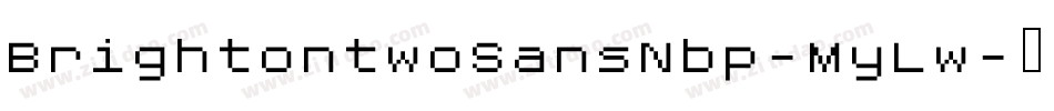 BrightontwoSansNbp-MyLw字体转换