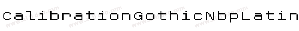 CalibrationGothicNbpLatin-rYmy字体转换
