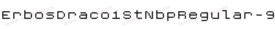 ErbosDraco1StNbpRegular-99V5字体转换