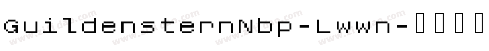 GuildensternNbp-Lwwn字体转换