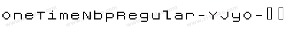OneTimeNbpRegular-YJyO字体转换