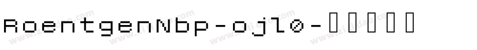 RoentgenNbp-ojl0字体转换