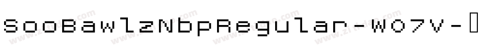 SooBawlzNbpRegular-WO7V字体转换