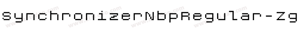 SynchronizerNbpRegular-Zgpz字体转换