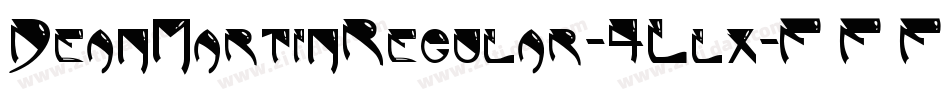 DeanMartinRegular-4Llx字体转换