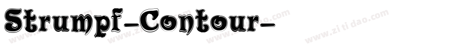 Strumpf-Contour字体转换